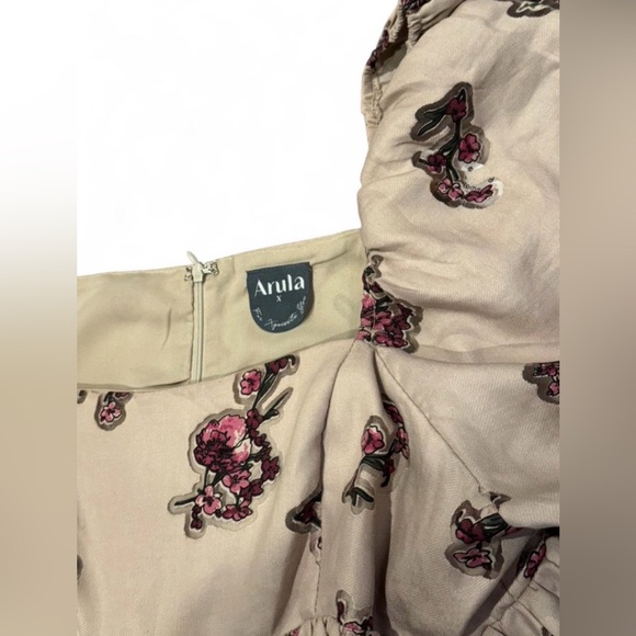 Arula Floral Babydoll Dress 1X Cottagecore Puff Sleeve Prairie Altar’d State - Picture 4 of 7